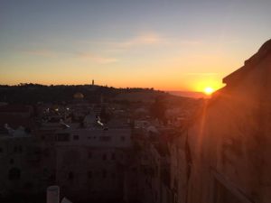 sunrise jerusalem